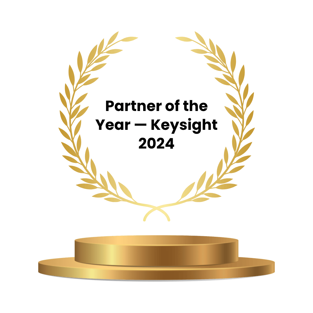 Partner of the Year 2024 by Keysight - Gunshiup group