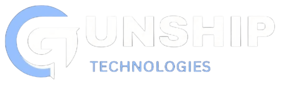gunship logo light background